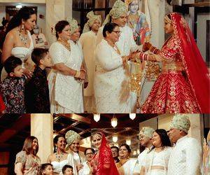 Actress Arti Singh gives a glimpse of family moments from her wedding with Dipak