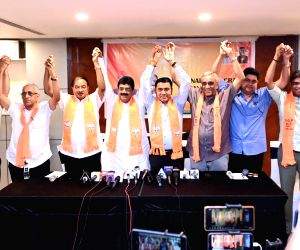 Chief Minister of Goa, Pramod Sawant during NDA meeting