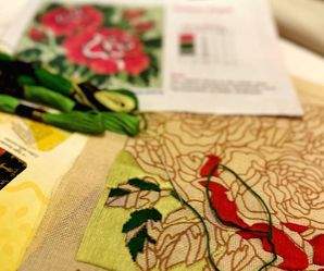 Deepika enjoying her new hobby, shares picture of embroidery