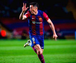 LaLiga: Lewandowski hat-trick puts Barca back to second ahead of Girona showdown