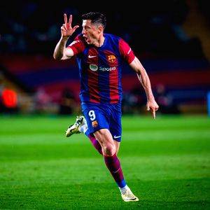 LaLiga: Lewandowski hat-trick puts Barca back to second ahead of Girona showdown