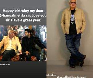 Rajkummar Rao, Patralekhaa wish Hansal Mehta on 56th b'day: 'Keep Shining'